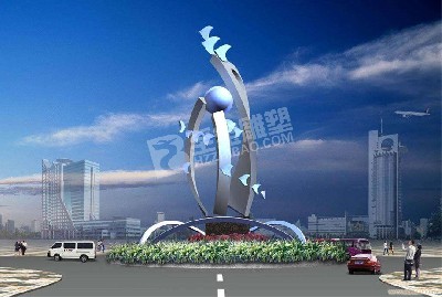 城市景觀雕塑抽象不銹鋼雕塑原創(chuàng)設(shè)計(jì)