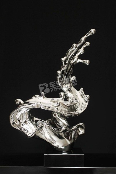 浪花不銹鋼鏡面雕塑原創(chuàng)設(shè)計