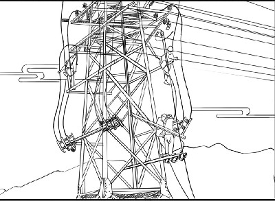 國(guó)家電網(wǎng)服務(wù)人民原創(chuàng)浮雕設(shè)計(jì)