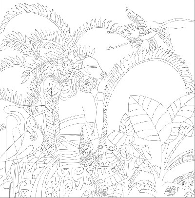 民族團(tuán)結(jié)浮雕雕塑原創(chuàng)手繪設(shè)計稿