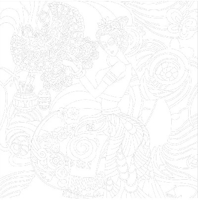 民族團(tuán)結(jié)浮雕雕塑原創(chuàng)手繪設(shè)計稿