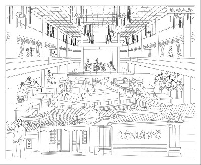 中醫(yī)文化浮雕雕塑原創(chuàng)手繪設(shè)計稿