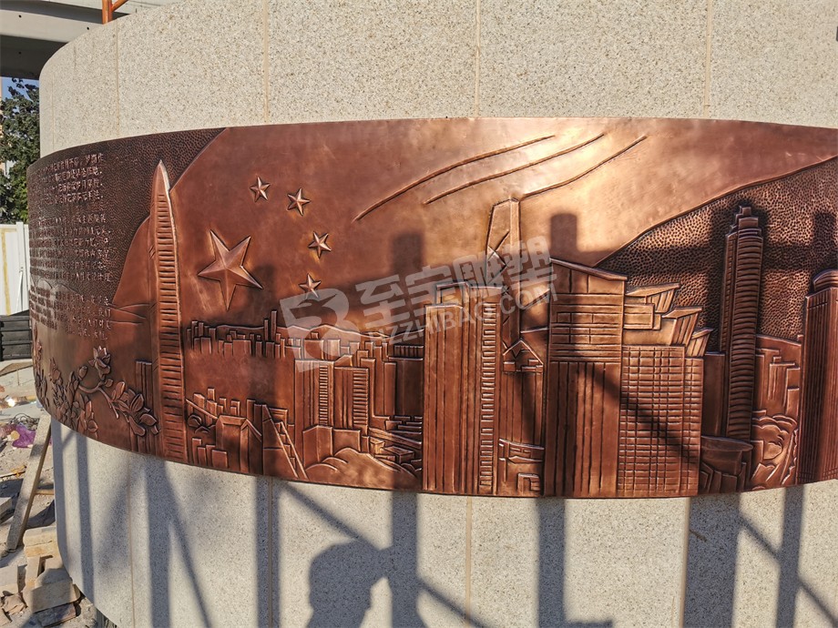 深圳羅湖公園鍛銅浮雕原創(chuàng)設計制作及安裝項目