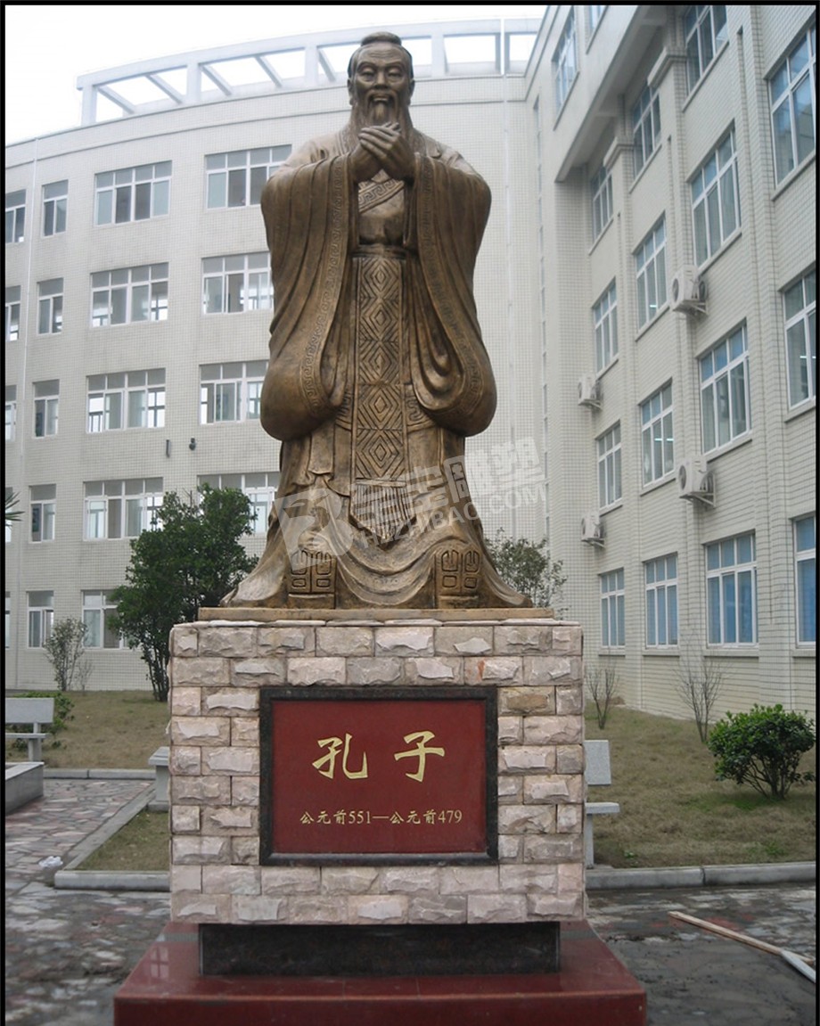 校園文化學?？鬃硬Ａт摲伦香~人物浮雕壁畫玻璃鋼仿鑄銅雕塑定制