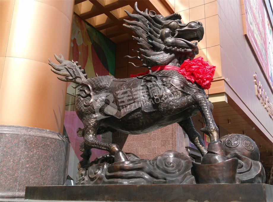 商戶(hù)龍鑄銅雕塑定制